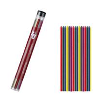 Lápis Mecânico Com 6 Cores, 36 Peças, 12cm, 2.0MM, 2B, Acessórios Para Desenho E Escrita