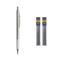 Lápis Mecânico De Metal Pesado 0.3-2.0mm Automático HB 2B Para Escrita De Engenharia E Pintura Lápis Mecânico De Metal Pesado 0.3-2.0mm Automático HB 2B Para Escrita De Engenharia E Pintura
