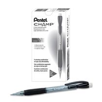 Lápis mecânico Pentel Champ 0.7mm Tinted Black Barrel