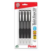 Lápis mecânico Pentel Twist-Erase III 0,7 mm Pacote com 4