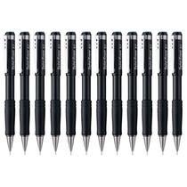 Lápis Mecânico Pentel Twist-Erase III 0,7mm Preto Pacote com 12 Lápis Mecânico Pentel Twist-Erase III 0,7mm Preto Pacote com 12