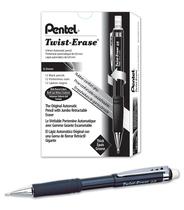 Lápis Mecânico Pentel Twist-Erase III 0,9mm Preto