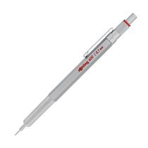 Lápis mecânico Rotring 600 0,7 mm com acabamento prateado