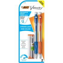 Lápis mecânicos BIC Velocity Medium Point 0,7 mm, pacote com 2