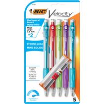 Lápis mecânicos BIC Velocity Strong Lead 0,9 mm, pacote com 5