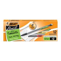 Lápis mecânicos BIC Xtra-Smooth com borrachas de 0,7 mm, pacote com 12 Lápis mecânicos BIC Xtra-Smooth com borrachas de 0,7 mm, pacote com 12
