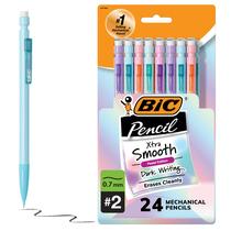 Lápis mecânicos BIC Xtra-Smooth Pastel 0,7 mm 24 unidades