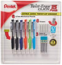 Lápis mecânicos Pentel Twist-Erase Click 0,7 mm HB 2