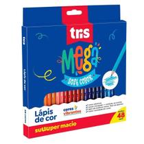 Lápis Mega Soft Color 48 Cores - Tris Lápis Mega Soft Color 48 Cores - Tris