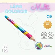 Lápis Multicor - Jumbo - ColorCis Multi - Lápis de Cor CiS