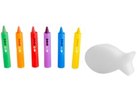 Lápis para Banho Buba Risque e Apague 7 Peças