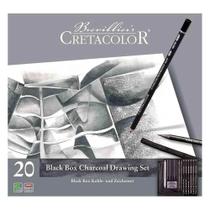 Lápis para Desenho Cretacolor Black Box Charcoal Drawing 20 Peças Lápis para Desenho Cretacolor Black Box Charcoal Drawing 20 Peças