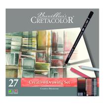 Lápis para Desenho Criativo Drawing Set Cretacolor 27 Peças Lápis para Desenho Criativo Drawing Set Cretacolor 27 Peças