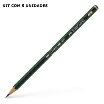 Lapis preto 5b 5 unidades - faber castell