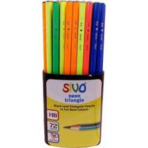 Lápis Preto Cis Sivo Neon Triangular Hb Com 72 Unidades