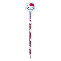 Lápis Preto de Escrever HB Com Borracha Hello Kitty Leo&Leo