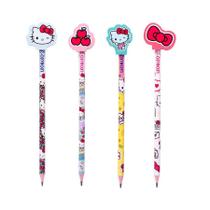 Lápis Preto de Escrever HB Com Borracha Hello Kitty Leo&Leo