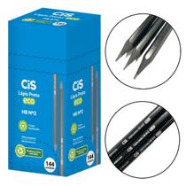 Lápis Preto Escolar Nº 2 Cis Ecolápis Grafite Preto Com 144 Unidades Lápis Preto Escolar Nº 2 Cis Ecolápis Grafite Preto Com 144 Unidades