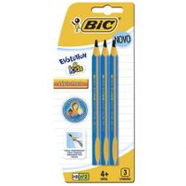 Lápis preto Evolution Gigante Kids com 3 unidades - Bic Lápis preto Evolution Gigante Kids com 3 unidades - Bic