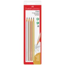 Lápis preto Glam com 4 unidades SM/935GLAM - Faber-Castell