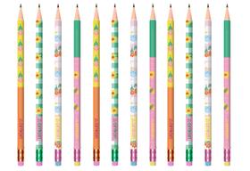 Lápis Preto Grafite HB Com Borracha Leo&Leo Estampado Divertido Decorado Kit c/ 4, 8 ou 12 Unidades a Escolher Lápis Preto Grafite HB Com Borracha Leo&Leo Estampado Divertido Decorado Kit c/ 4, 8 ou 12 Unidades a Escolher
