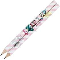 Lápis preto grafite Jumbo Molin Minnie óculos 2 unidades