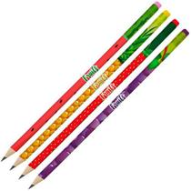 Lápis Preto HB borracha Tris Collection Fruits 4 unidades