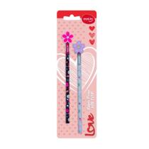Lapis preto hb molin-coleção top love flowers-blister c2 und Lapis preto hb molin-coleção top love flowers-blister c2 und
