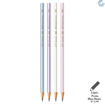 Lápis Preto Nº 2 H9 Max Neon / Pérola Redondo Sortido - Faber Castell