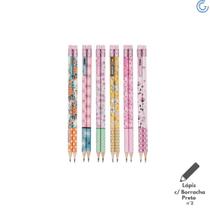 Lapis Preto Nº 2 Hb C/ Borracha Love Flowers Select Molin Lapis Preto Nº 2 Hb C/ Borracha Love Flowers Select Molin