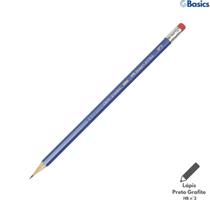 Lapis Preto Nº 2 HB c/ Borracha Max Ecolapis Sextavado Azul - Faber Castell