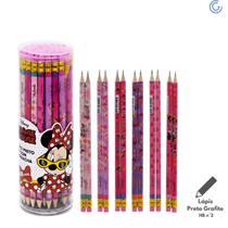 Lapis Preto Nº 2 HB c/ Borracha Minnie- Molin