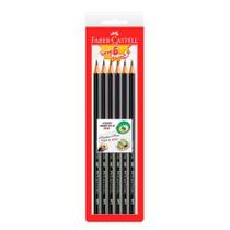 Lápis preto NR 2 Sextavado SM/1205SL6P5314591 com 6 unidades - Faber-Castell Lápis preto NR 2 Sextavado SM/1205SL6P5314591 com 6 unidades - Faber-Castell