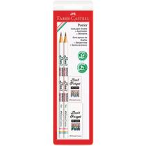 Lápis preto Poster Branco SM/935POSBR com2 lápis 1 apontador e 1 borracha - Faber-Castell Lápis preto Poster Branco SM/935POSBR com2 lápis 1 apontador e 1 borracha - Faber-Castell