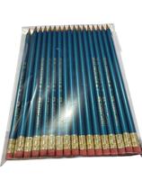 Lápis preto Presto 1600B n2 azul metálico Faber Castell com borracha pct com 34 unidades Lápis preto Presto 1600B n2 azul metálico Faber Castell com borracha pct com 34 unidades