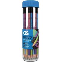 Lapis preto redondo cis move hb c/plastico (s) sertic pt.c/48