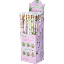 Lapis Preto Redondo Decorado Abacatinho C/BORRACHA DP.C/72