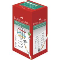 Lápis Preto Redondo Decorado Ecolápis Tabuada Fantasia - Caixa com 144 Unidades