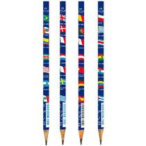 Lapis Preto Redondo Decorado Ecolapis Tabuada Fantasia