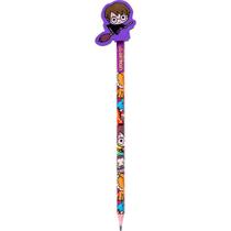 Lapis Preto Redondo Decorado HARRY Potter C/BORRACHA 4MOD. POTE-30