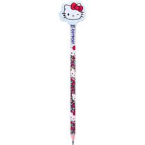 Lapis Preto Redondo Decorado Hello KITTY C/BORRACHA 4MOD. POTE-30