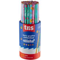 Lapis Preto Redondo Decorado TRIS Collection Aloha 4MOD. POTE-48