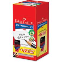 Lapis preto redondo ecolapis 1205 12 apont.gratis faber-castell