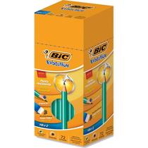 Lapis Preto Redondo Evolution 2hb c/Borracha Bic Com 72 Und Lapis Preto Redondo Evolution 2hb c/Borracha Bic Com 72 Und