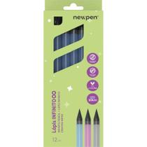 Lapis Preto Redondo Infinito HB Azul Translucido Lapis Preto Redondo Infinito HB Azul Translucido