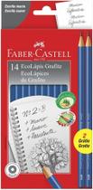 Lápis Preto Redondo Nº2HB Faber-Castell EcoLápis - 14 Unidades Lápis Preto Redondo Nº2HB Faber-Castell EcoLápis - 14 Unidades