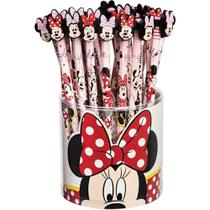 Lapis Preto Sextavado Decorado Minnie TOP C/ Borracha Lapis Preto Sextavado Decorado Minnie TOP C/ Borracha