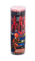 Lapis Preto Sextavado Decorado Spider-Man Hb Nº2 C/Borracha Lapis Preto Sextavado Decorado Spider-Man Hb Nº2 C/Borracha