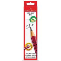 Lapis preto triangular ecolapis grip 2001 cereja faber-castell