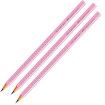 Lápis Preto Triangular Ecolapis Grip 2001 Rosa